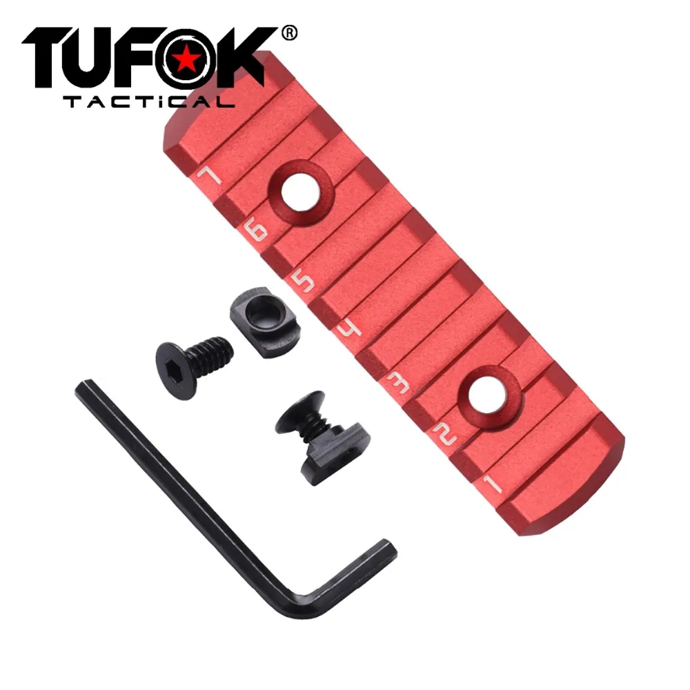 TuFok Mlok Picatinny Weaver рельсовый адаптер супер низкий профиль M lok 7 слотов рельсовая