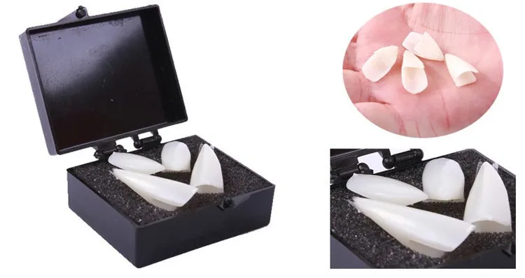 10 шт./лот костюмы на Хэллоуин клыки и зубы вампиры оборотни для вечерние НКИ