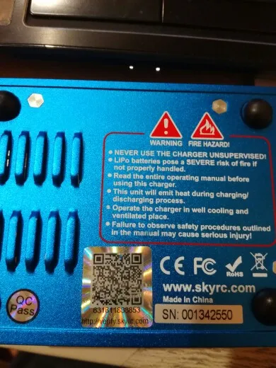 SKYRC оригинальный IMAX B6 Mini цифровой баланс зарядное устройство для RC вертолет