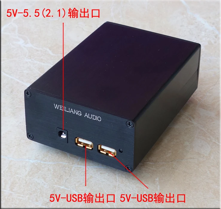 Двойной выход постоянного тока 5 в USB 15 Вт с линейным источником питания прямой