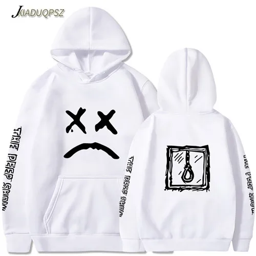Lil Открытый толстовки Love lil. Peep мужские толстовки пуловер с капюшоном свитшоты мужские/женские sudaderas cry baby уличная Толстовка для мужчин - Цвет: WY151-152 white