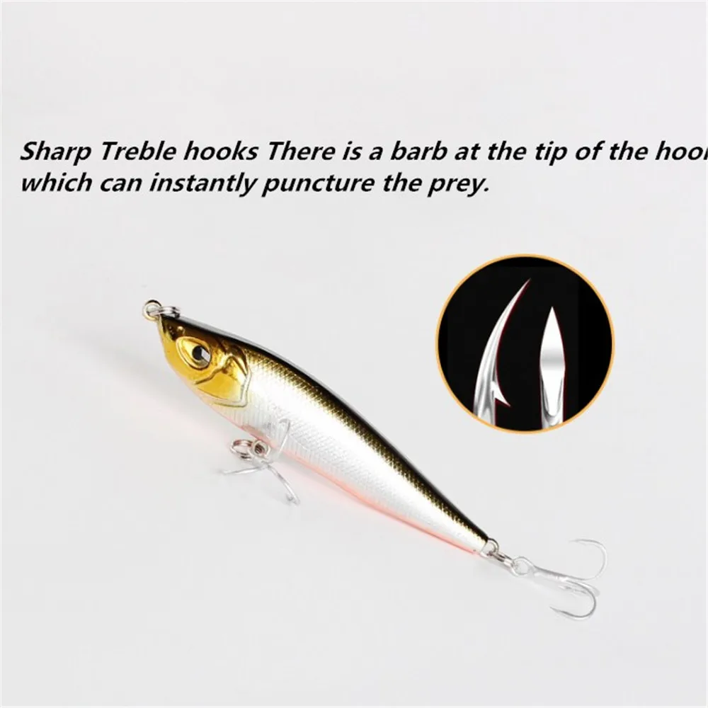FISHINAPOT 1 шт. 8 см/15 г приманка-карандаш Тонущая высокое качество LaserFishing приманка воблер твердый Воблер для морского окуня Щука рыболовный инструмент