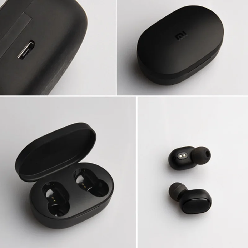 100% оригинальные Xiaomi Redmi Airdots Bluetooth наушники TWS наушники/наушники с микрофоном