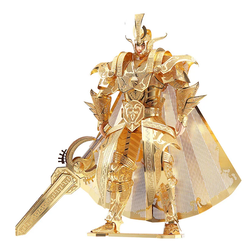 Piececool полковник Qin Empire рыцарь строительные блоки DIY 3d Металл Nano головоломки