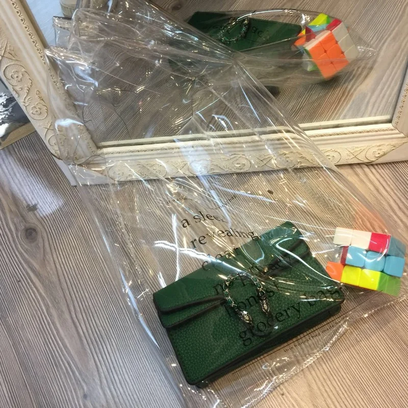 Из прозрачного пластика ПВХ Сумочка Для женщин понятная конструкция сумки для
