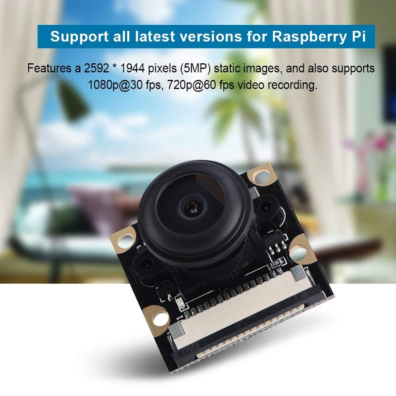 Камера ночного видения Raspberry pi 5 м 1080P 720P плата модуля камеры с регулируемым