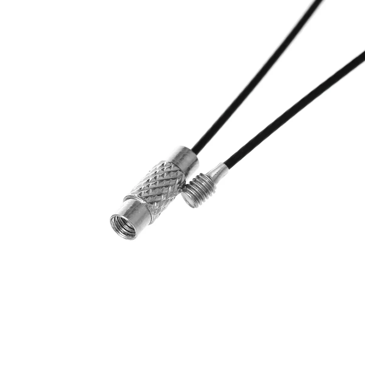 DoreenBeads воротник из стальной проволоки с серебристой винтовой застежкой длина 45 6