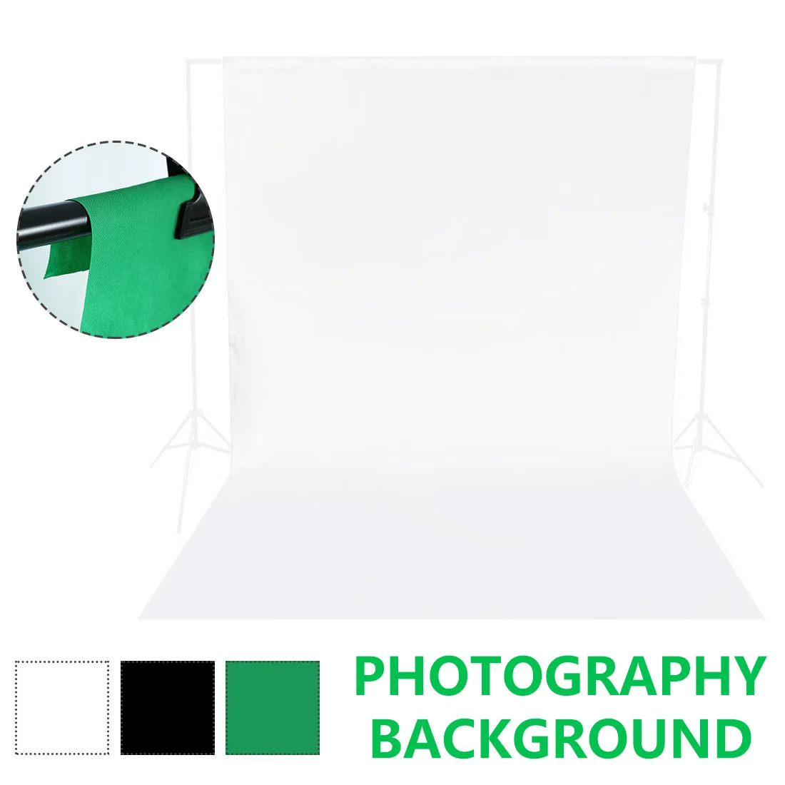 1*1 6 м фотография Фон Нетканые фоны для фотостудии зеленый экран фото фон|Фон