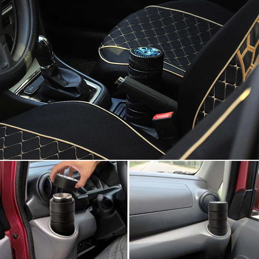 Термосы из нержавеющей стали в форме автомобильной шины 320 мл|steel vacuum flask|vacuum