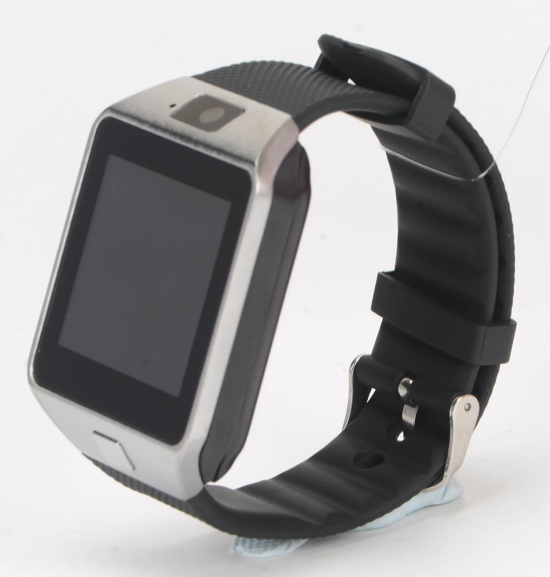DZ09 Bluetooth Смарт часы Smartwatch часы телефон Поддержка SIM TF карта с камерой для Android IOS телефонов мужчина женщина - Цвет: Серебристый
