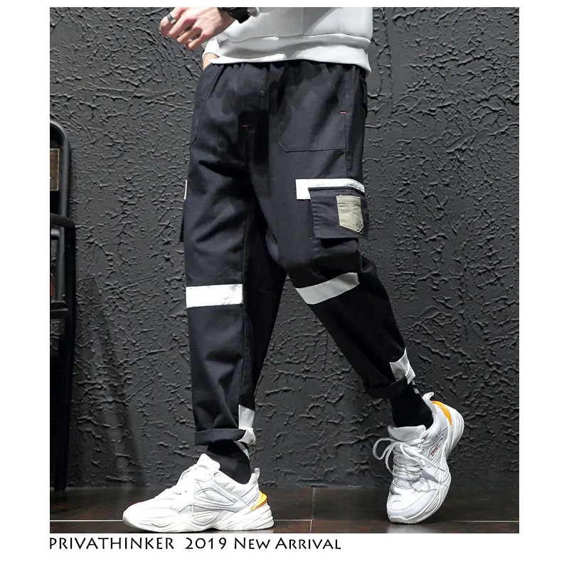 Privathinker мужские цветные blcok уличные брюки карго 2020 s хип hp джоггеры модные