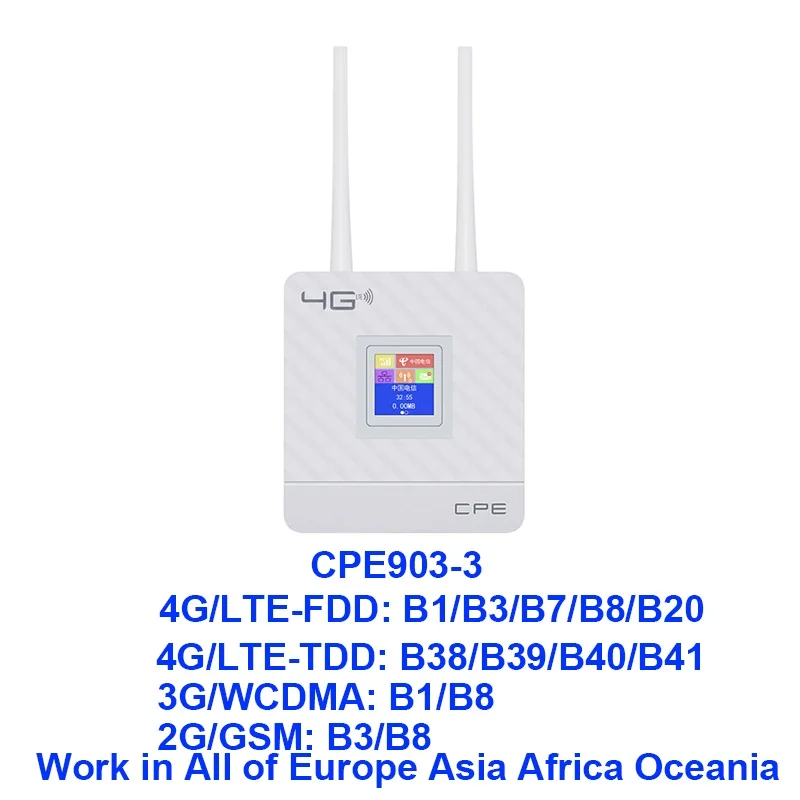 CPE903-3 TIANJIE 4G wifi роутер разблокированный 4g модем маршрутизатор lte мобильный мини роутер Карманный Модем wifi sim-карта точка доступа 4g 3g беспроводной - Цвет: CPE903-3