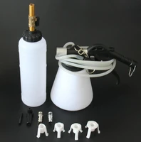 1l air pneumatic brake bleeder fluid w 4master cylinder adapters 90 120 psi vacuum type oiler tube fill bottle set