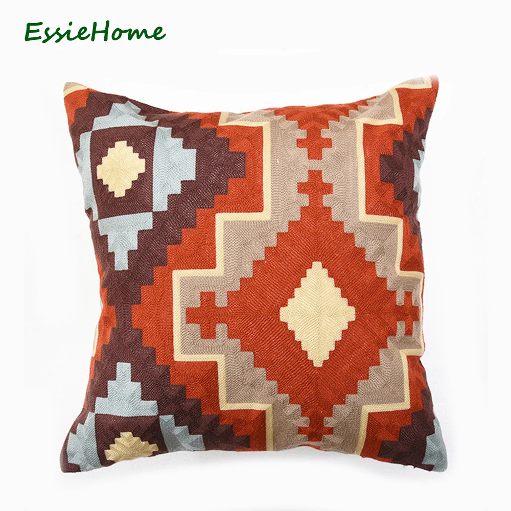 Подушка ESSIE HOME с полностью вышитой цепочкой 18 дюймов подушка высокого качества
