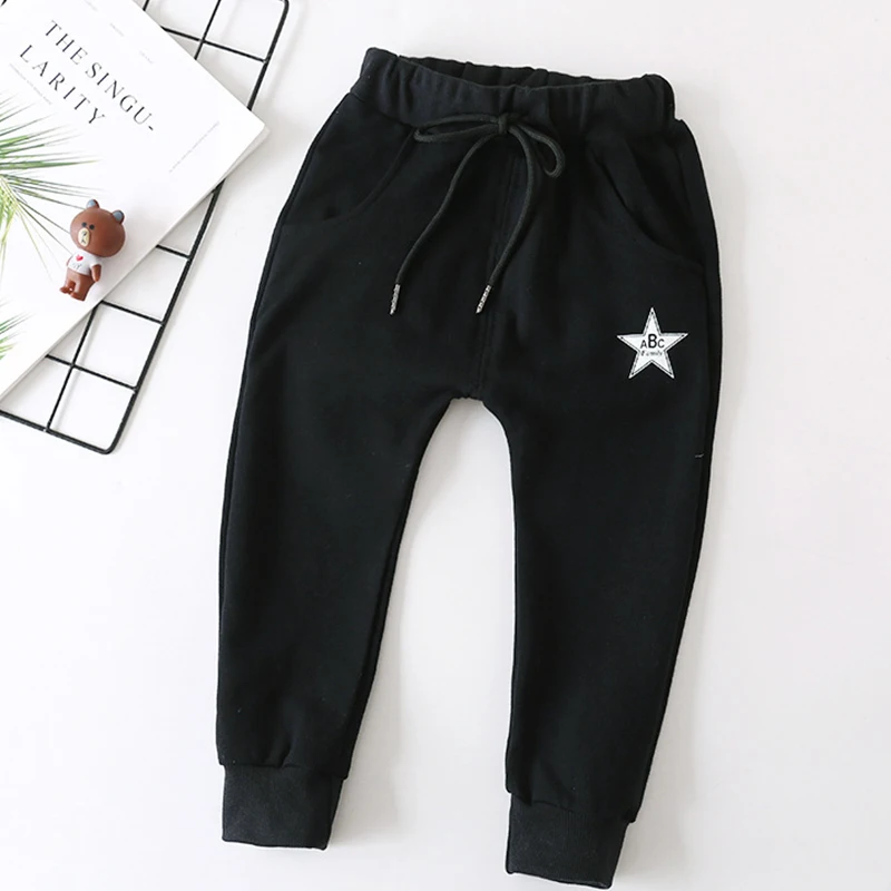 Baby boy girl clothes pants solid color sports style trousers soft comfortable loose cotton spring fall kids | Детская одежда и