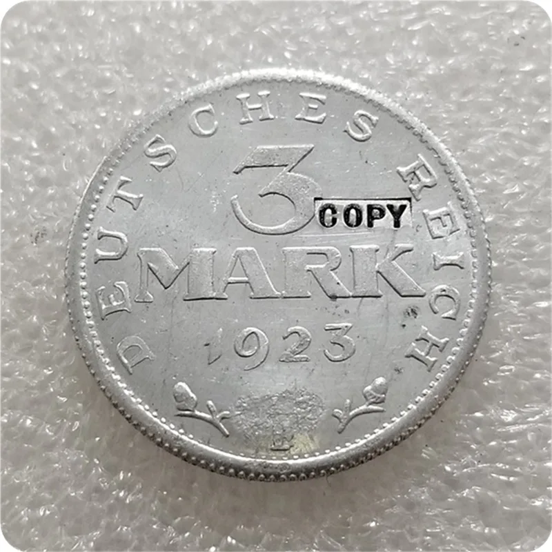 1922 1923 (алюминий) Германия 3 знака КОПИЯ монета|Безвалютные монеты| |