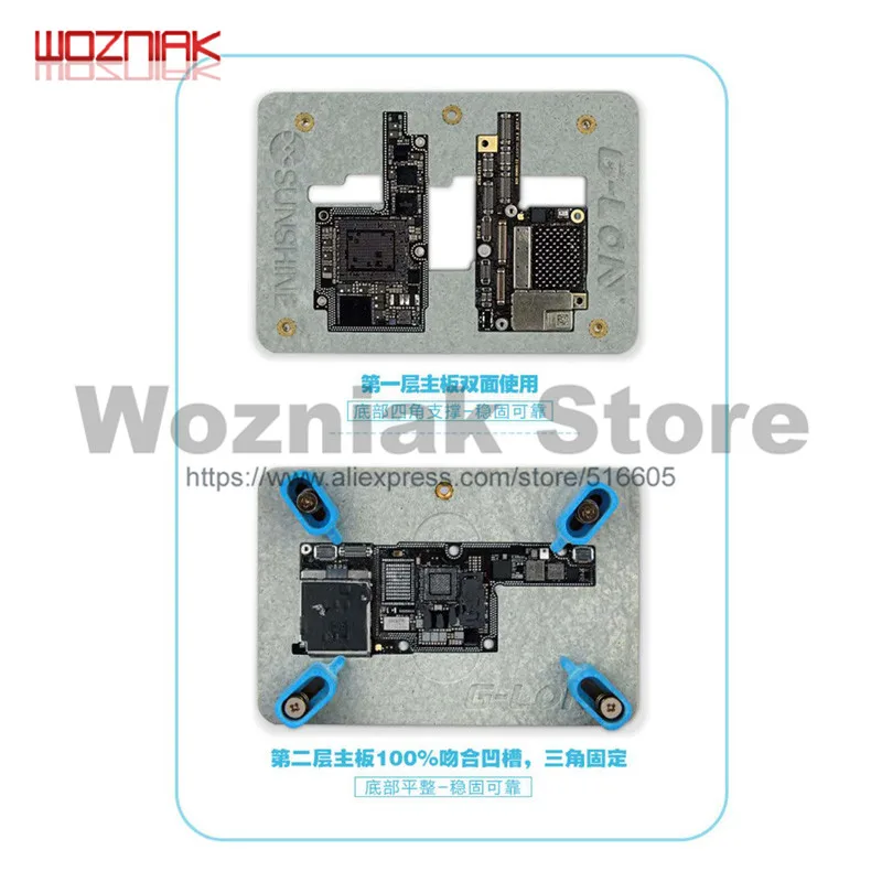 Wozniak для Iphone x мини двухсторонняя материнская плата приспособление более точное