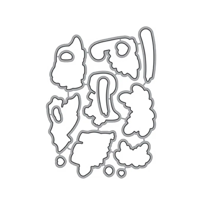 GJCrafts динозавр штамп с штампами животных металлические Вырубные штампы