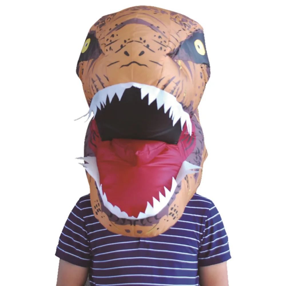 Тираннозавр Рекс шлем &quotдинозавр&quot надувной костюм с рисунком динозавр для