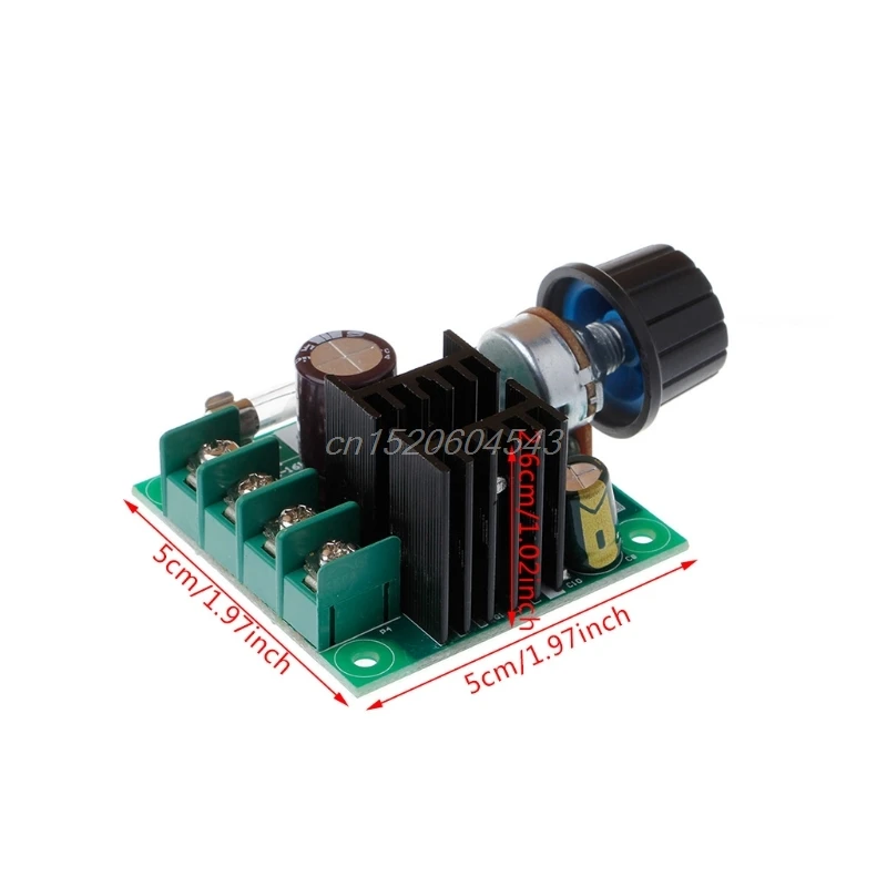 Контроллер скорости двигателя постоянного тока PWM 1 шт. 9-50 в 10 а с регулируемой