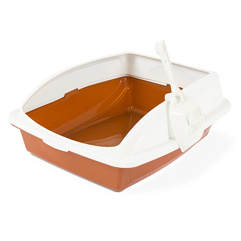Brown 39*48*18 см туалет для домашних животных, кошачий короб для туалета, лоток для кошек, туалет для домашних животных, туалет для собак, высокое качество, товары для домашних животных, легко моются - Цвет: Brown