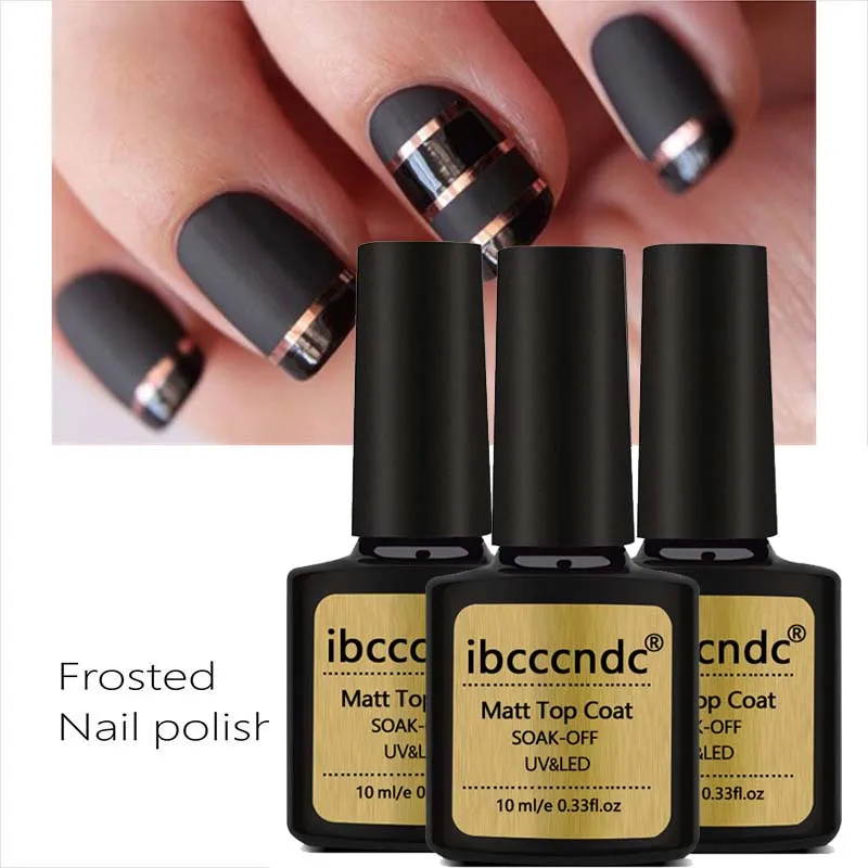 Матовый Гель лак для ногтей ibcccndc 10 мл УФ прозрачный матовый светодиод|nail gel polish|nail