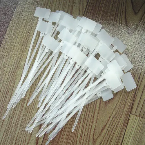 100 шт. застежки молнии для кабелей Ethernet RJ45 RJ12|zip ties write|zip tiescable label |