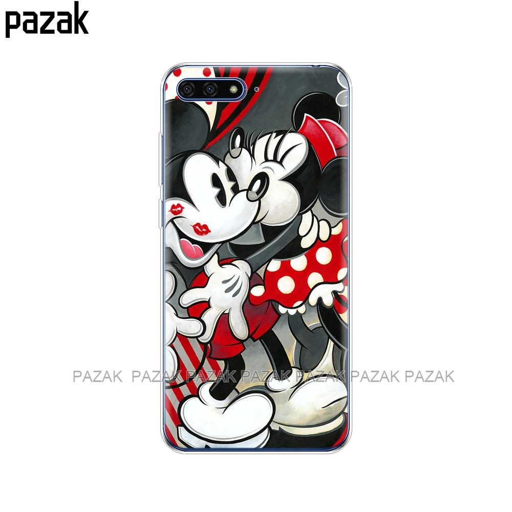 34295 Силиконовый чехол для телефона huawei Y6 чехол 5,7 дюймов цветной телефон распродажа Мягкий ТПУ силиконовый чехол для huawei Y6 Atu-L21 - Цвет: 34295