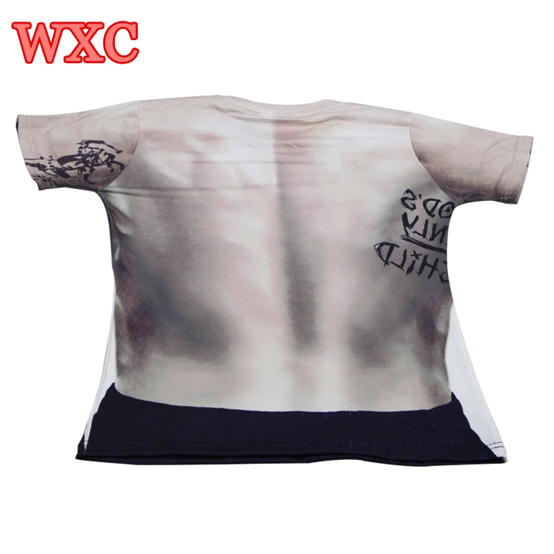 Харли Квинн Джокер Череп татуировки Байкер Топы косплей 3D футболка Дэдшот Рик