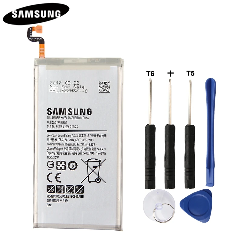 

Genuine Phone Battery EB-BC915ABE For Samsung Galaxy C10 C9150 4000mAh Authentic Replacement Battery