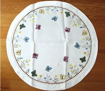 Обеденный стол ткань с бабочкой Круглый квадратный модная скатерть