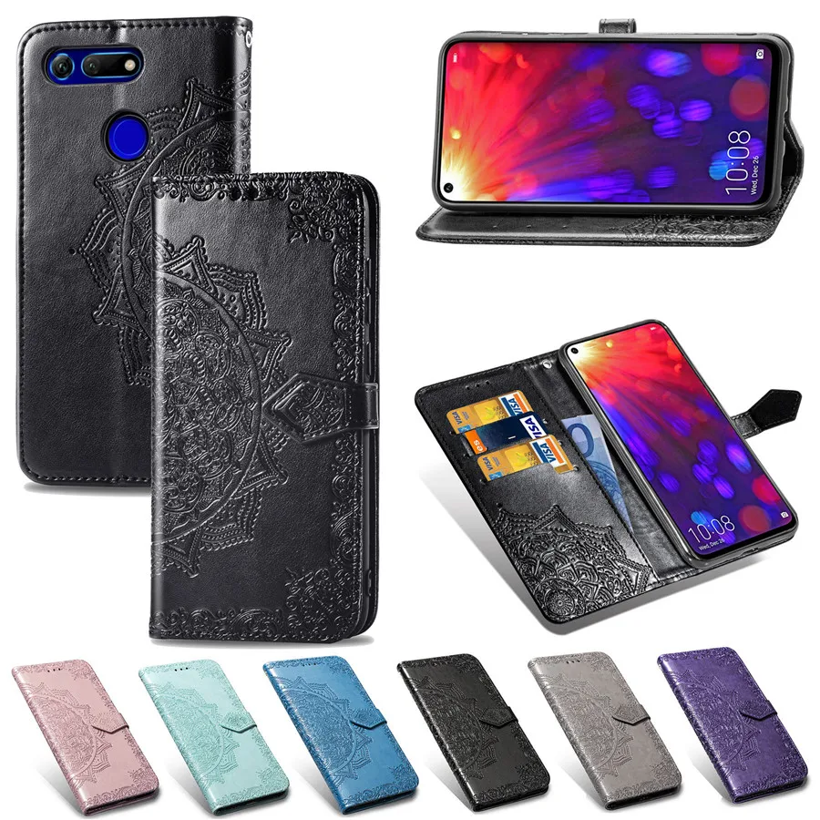 Флип кейс из искусственной кожи для V20 P20 P30 LITE Pro чехол кошелек с отделениями карт
