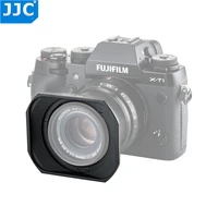 jjc camera lens hood square metal 46mm bayonet lenses cap protector for fujinon lens xf50mmf2 r wr