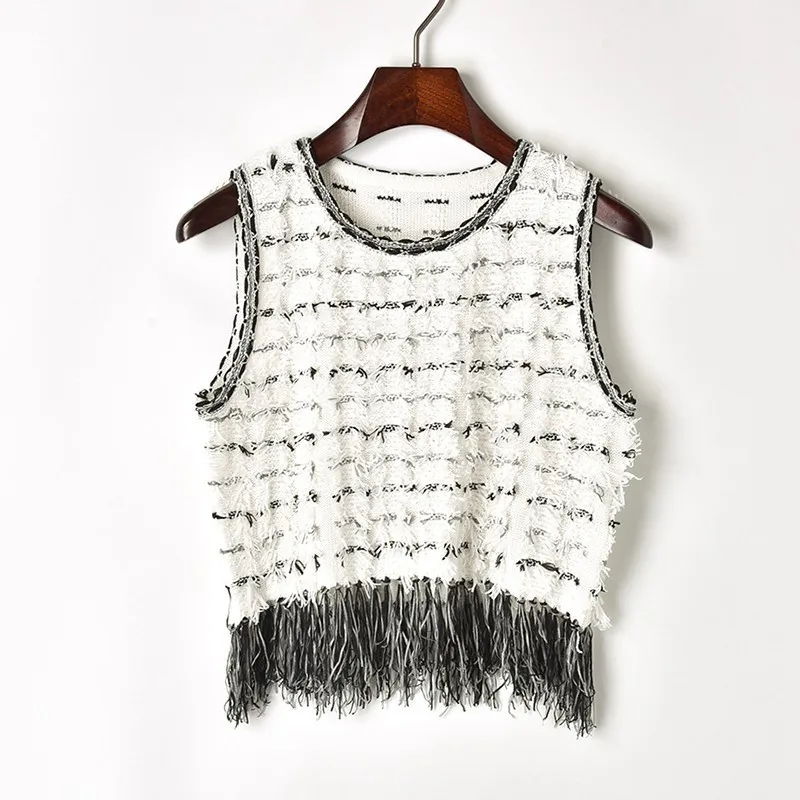 2018 маленький сладкий романтический Сью короткий свитер жилет + юбка костюм из