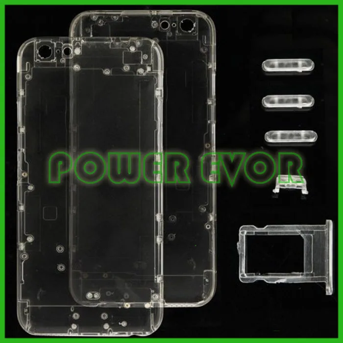 Transparent Housing For iPhone 6 4.7 inch Full Assembly Replacement Plastic Cover for Free Shipping | Мобильные телефоны и