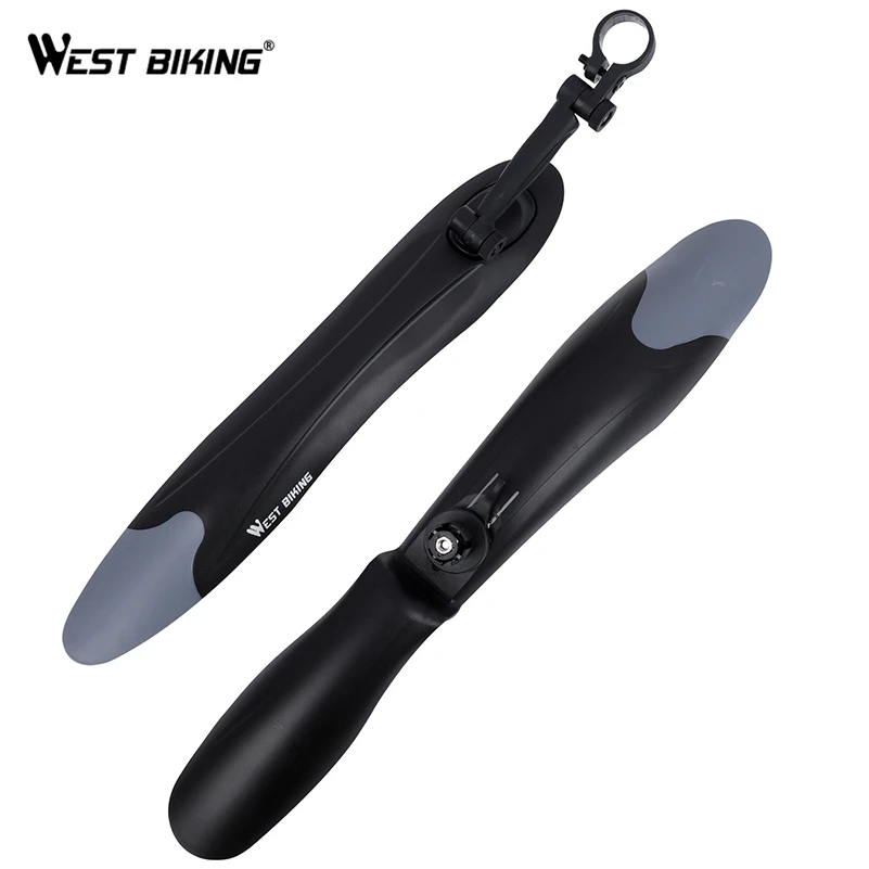 

WEST BIKING Mountain Bike Fender Front Rear Quick Release Fender Cycling Wings Marsh Mud Guard Bike Parts MTB Bicycle Mudguard