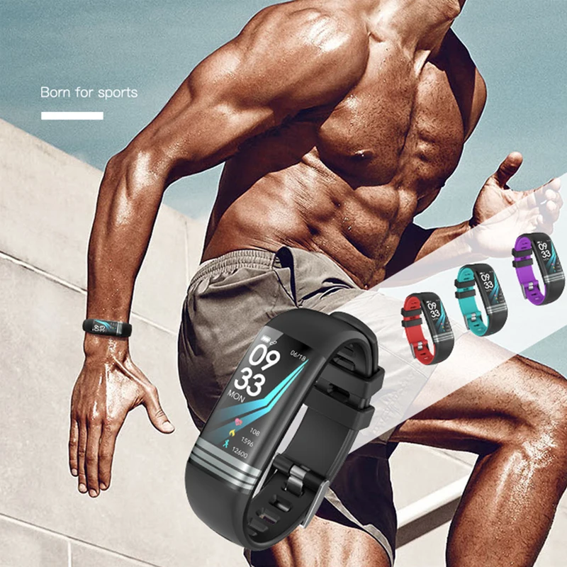 G26 Pro цветной экран умный Браслет фитнес-часы трекер активности