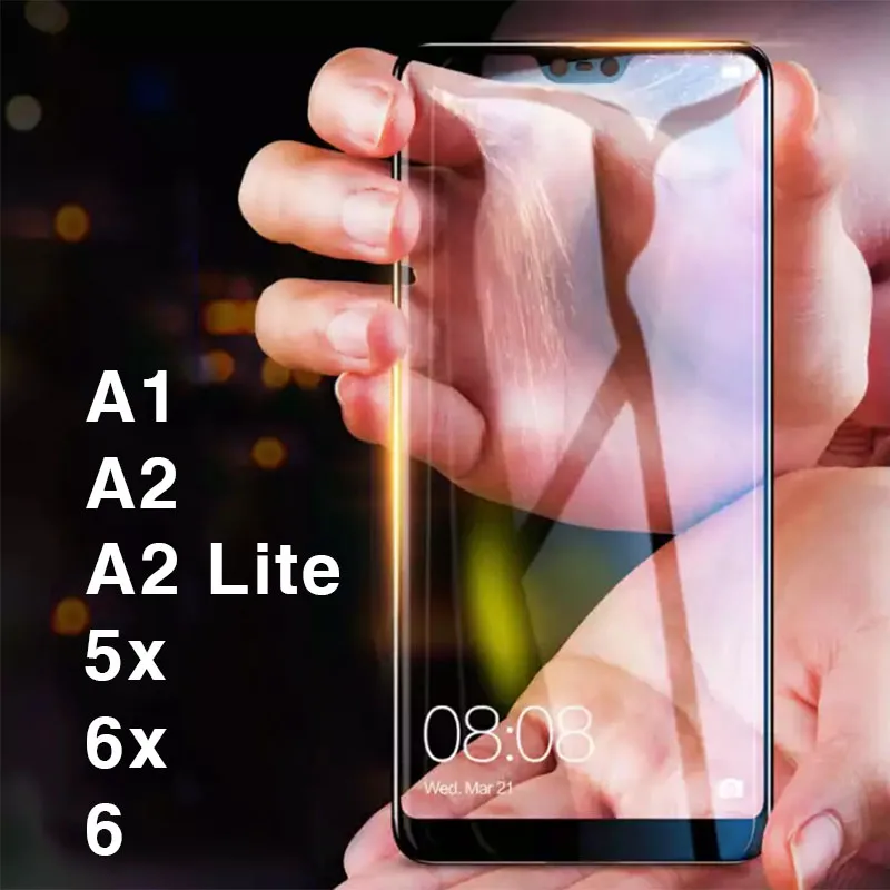 5D Защитное стекло для Xiaomi mi A1 A2 Lite 5x6x5 6 X Закаленное стекло на Ksio mi Xio mi Xia mi Xao mi A 1 2 1a 2a A2lite 9h