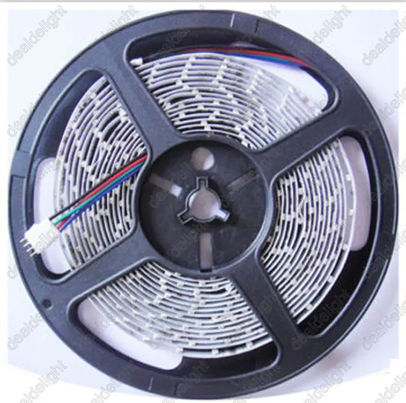 12 В постоянного тока 5 м/лот 3528 SMD 300 светодиодный s неводостойкая гибкая