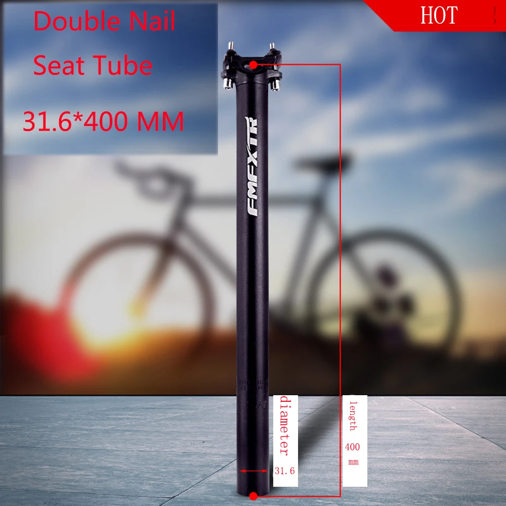 Двойной ногтей подседельный штырь трубки Superlight Алюминий сплав MTB дорожный