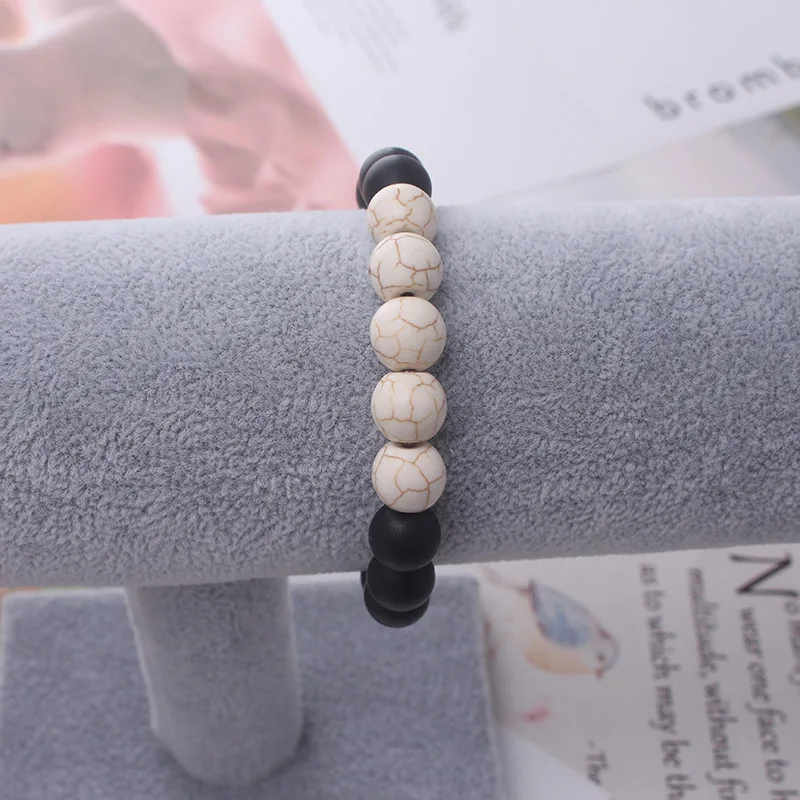 2019 New Fashion Women Men Beaded Bracelets Gift Simple Classic Round Bead Charm Bangles For Handmade Accessories | Украшения и