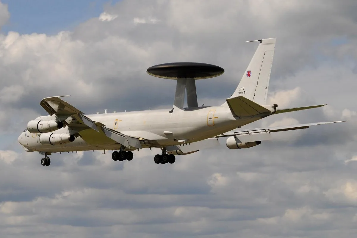 

1977 Boeing E-3 Sentry AWACS Radar PQX007 custom print fabric poster (frame available) for wall decor room decor home decoration