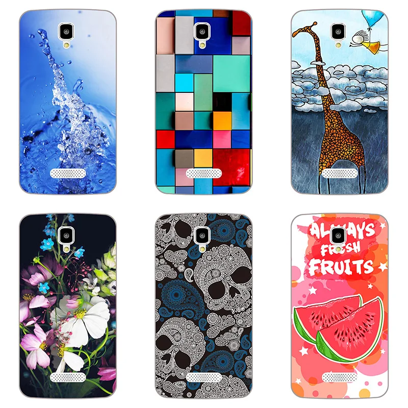 For Lenovo A2010 a2010 hard Plastic Case Cover phone shell Colorful printing Painted Flower Cases |