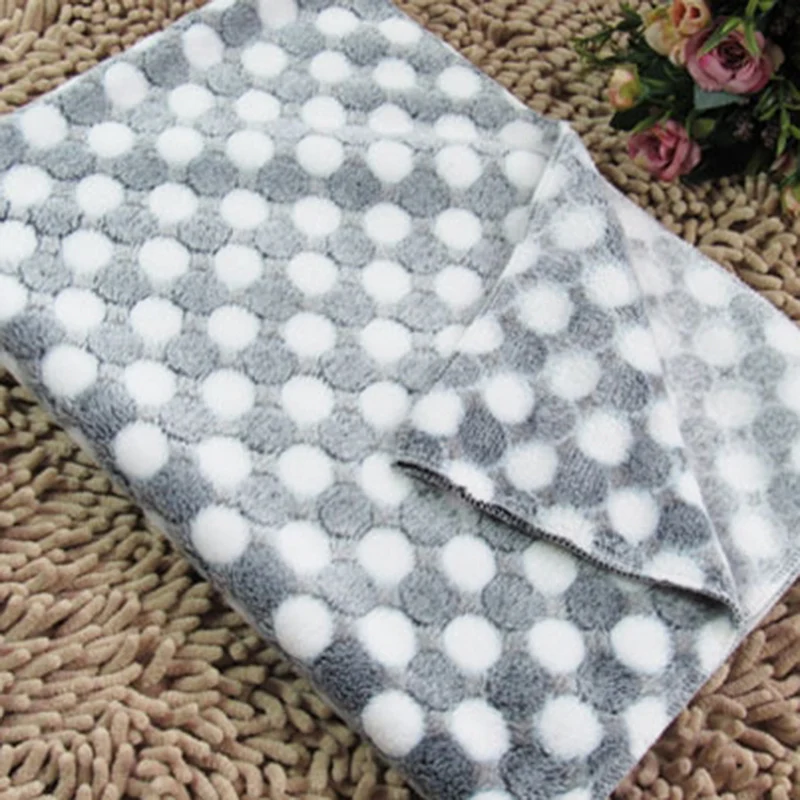 Теплый мягкий коврик для сна питомца одеяло щенка собачья будка зимняя кровать