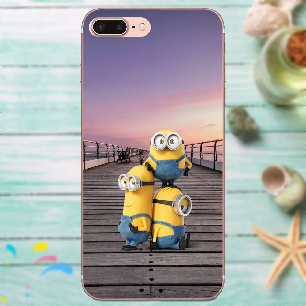 Мягкий защитный чехол из ТПУ для Samsung Galaxy Note 5 8 9 S3 S4 S5 S6 S7 S8 S9 S10 mini Edge Plus Lite Minions Movies |
