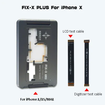 For iPhone X XS MAX IScoket для iPhone X XS MAX, материнская плата, тестер слоев, материнская плата, верхний и нижний прибор для обнаружения металла - Цвет: For iPhone X XS MAX