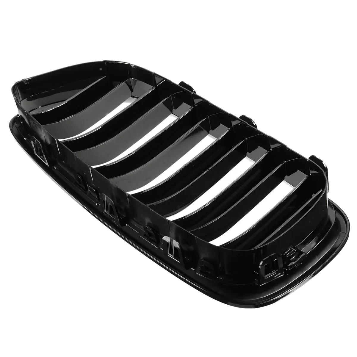 

Pair Gloss Matte Black Carbon Fiber Front Grill Grille Kidney For BMW F18 F10 F11 5 Series 2010 2011 2012 2013 2014 2015 2016