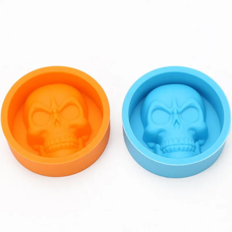 2 шт. силиконовая мини-форма в виде черепа |