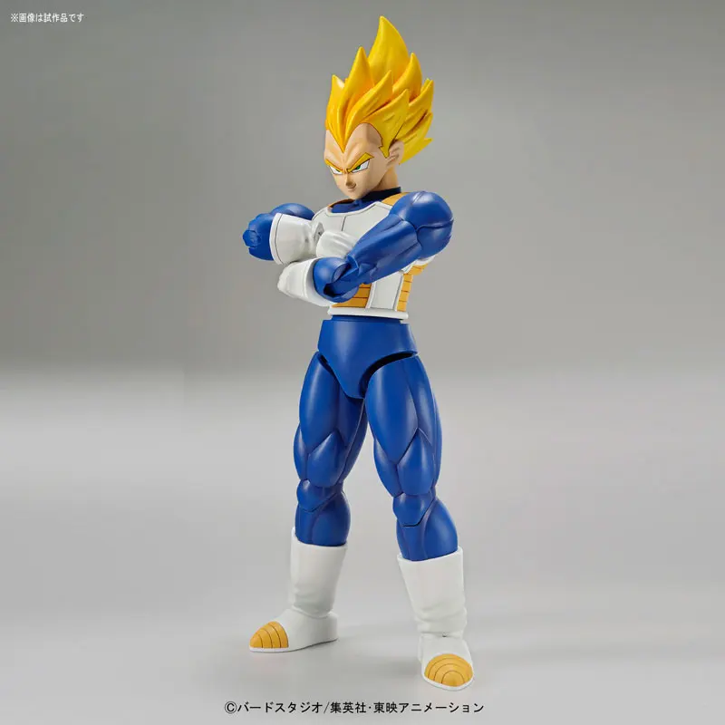 "Dragon Ball Z" Оригинальные BANDAI рисунок талии Стандартный сборки фигурку-super Saiyan vegeta Пластик модель