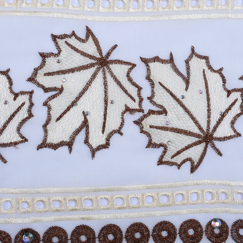 New Style Beautiful Fan Blade African Lace Fabric 2019 Swiss Voile Cotton With Stones In Switzerland 1562 | Дом и сад